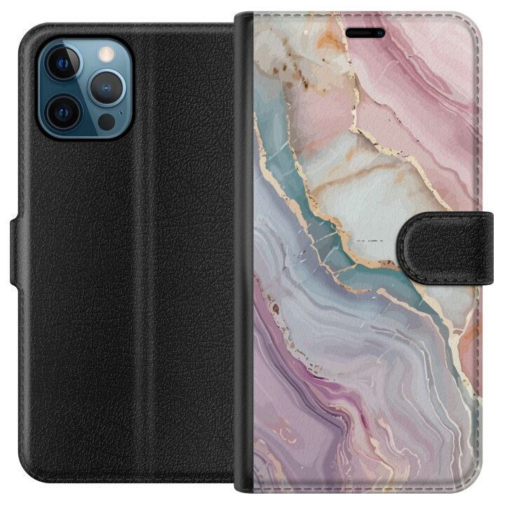 Tegnebogsetui til Apple iPhone 12 Pro med Marmor motiv i gruppen SMARTPHONES & TABLETS / Mobil Beskyttelse / Apple / iPhone 12 hos TP E-commerce Nordic AB (A50292)