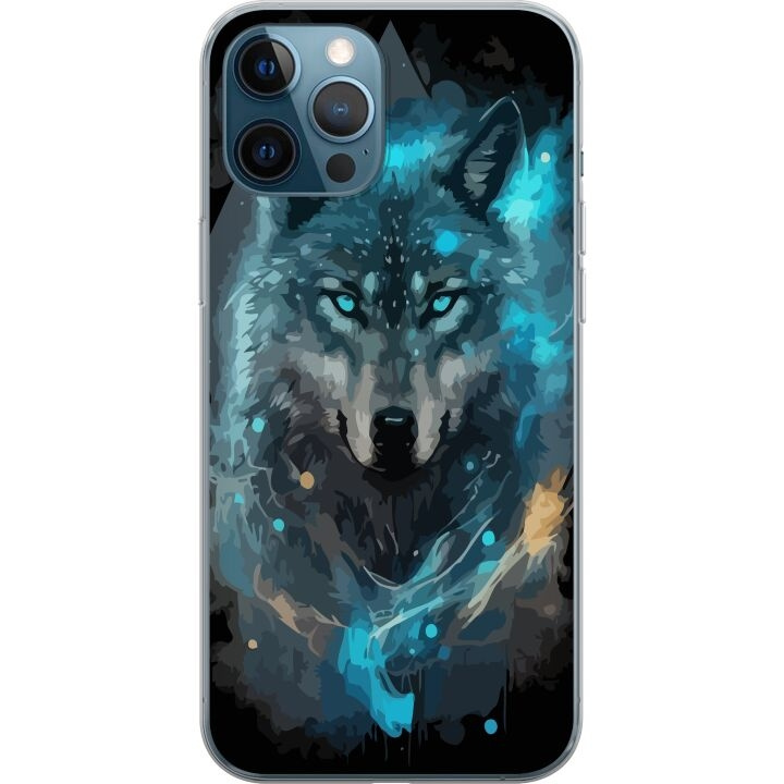 Mobilcover til Apple iPhone 12 Pro med Ulve motiv i gruppen SMARTPHONES & TABLETS / Mobil Beskyttelse / Apple / iPhone 12 hos TP E-commerce Nordic AB (A50302)