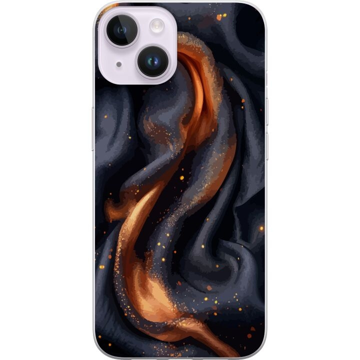 Mobilcover til Apple iPhone 15 Plus med Brandigt silke motiv i gruppen SMARTPHONES & TABLETS / Mobil Beskyttelse / Apple / iPhone 15 hos TP E-commerce Nordic AB (A50946)