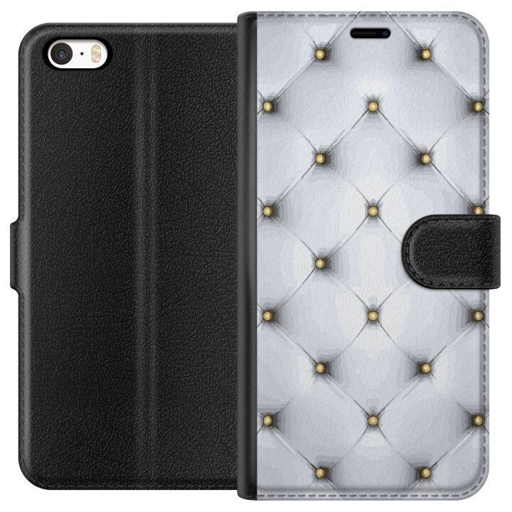 Tegnebogsetui til Apple iPhone 5 med Luksuriøst motiv i gruppen SMARTPHONES & TABLETS / Mobil Beskyttelse / Apple / iPhone 5/5S/SE hos TP E-commerce Nordic AB (A51094)