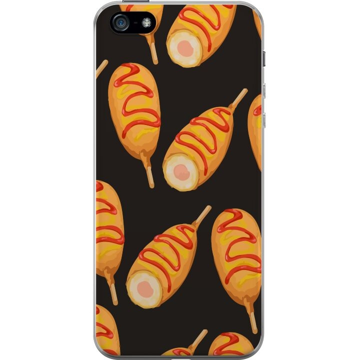 Mobilcover til Apple iPhone 5 med Kyllingedrumstick motiv i gruppen SMARTPHONES & TABLETS / Mobil Beskyttelse / Apple / iPhone 5/5S/SE hos TP E-commerce Nordic AB (A51116)