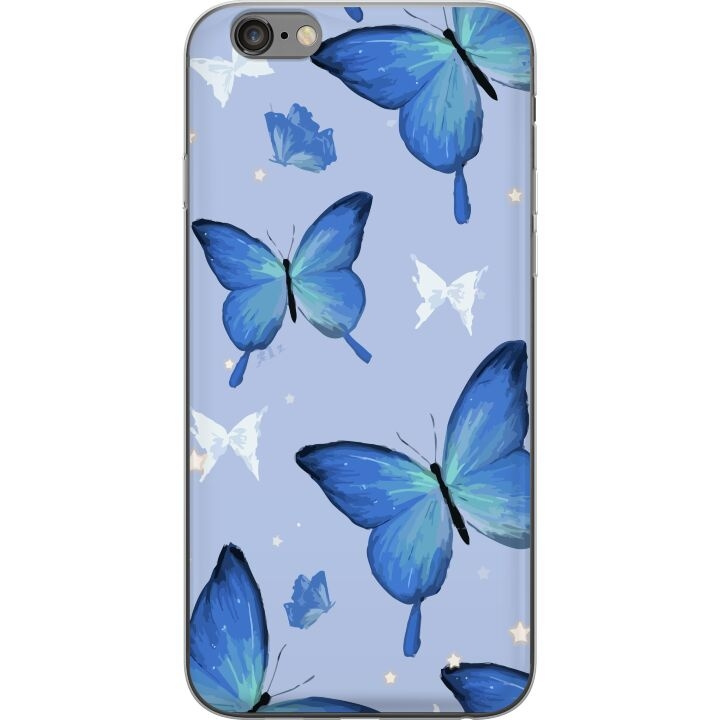 Mobilcover til Apple iPhone 6 Plus med Blå sommerfugle motiv i gruppen SMARTPHONES & TABLETS / Mobil Beskyttelse / Apple / iPhone 6 Plus/6S Plus hos TP E-commerce Nordic AB (A51285)