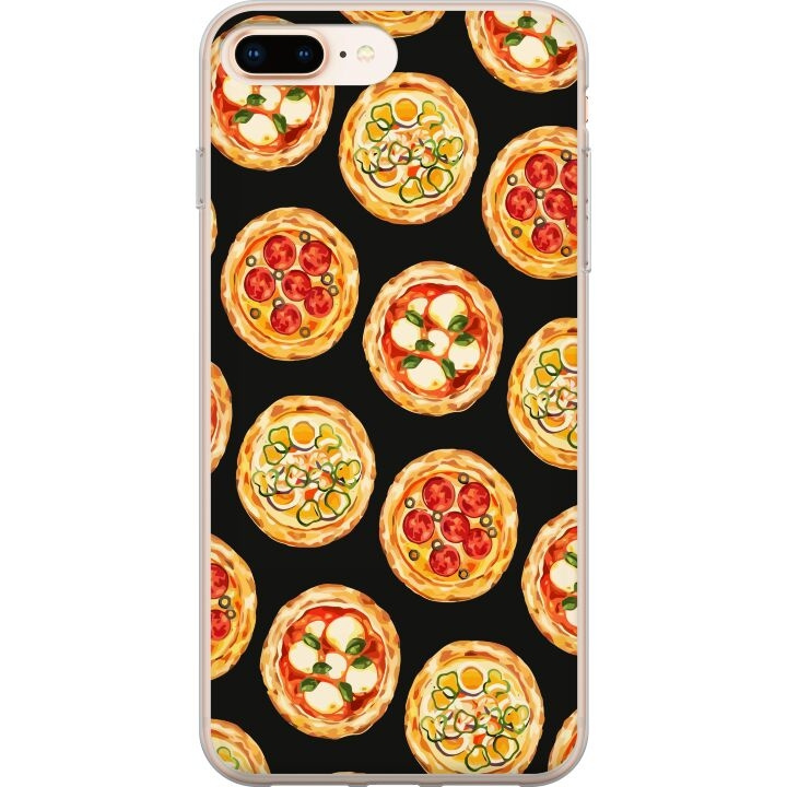 Mobilcover til Apple iPhone 7 Plus med Pizza motiv i gruppen SMARTPHONES & TABLETS / Mobil Beskyttelse / Apple / iPhone 7 Plus / Cover hos TP E-commerce Nordic AB (A51471)