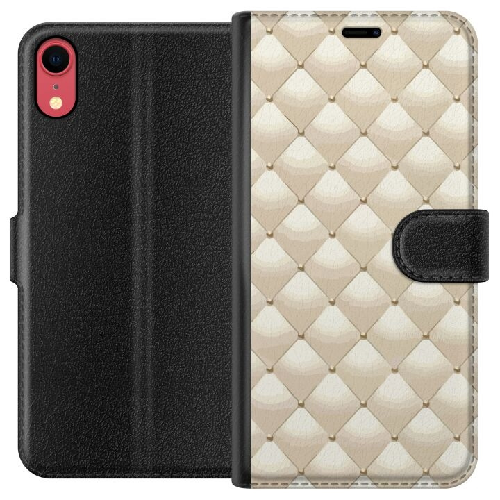 Tegnebogsetui til Apple iPhone XR med Guldglans motiv i gruppen SMARTPHONES & TABLETS / Mobil Beskyttelse / Apple / iPhone XR hos TP E-commerce Nordic AB (A51835)