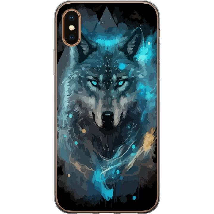 Mobilcover til Apple iPhone XS Max med Ulve motiv i gruppen SMARTPHONES & TABLETS / Mobil Beskyttelse / Apple / iPhone XS Max hos TP E-commerce Nordic AB (A51949)