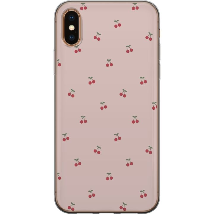 Mobilcover til Apple iPhone XS Max med Kirsebær motiv i gruppen SMARTPHONES & TABLETS / Mobil Beskyttelse / Apple / iPhone XS Max hos TP E-commerce Nordic AB (A51951)