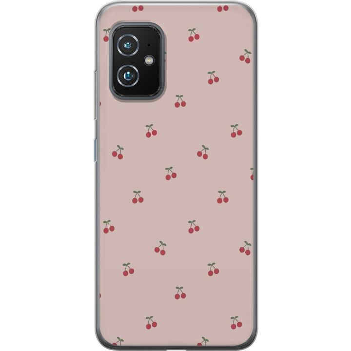 Mobilcover til Asus Zenfone 8 med Kirsebær motiv i gruppen SMARTPHONES & TABLETS / Mobil Beskyttelse / Asus hos TP E-commerce Nordic AB (A52032)