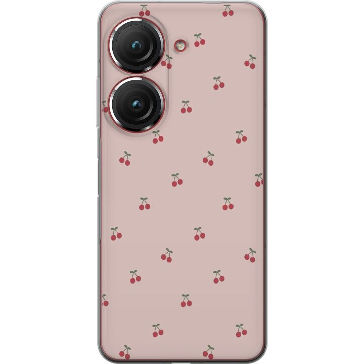 Mobilcover til Asus Zenfone 9 med Kirsebær motiv i gruppen SMARTPHONES & TABLETS / Mobil Beskyttelse / Asus hos TP E-commerce Nordic AB (A52059)
