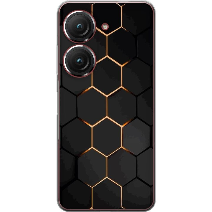 Mobilcover til Asus Zenfone 9 med Luksuriøst Mønster motiv i gruppen SMARTPHONES & TABLETS / Mobil Beskyttelse / Asus hos TP E-commerce Nordic AB (A52077)