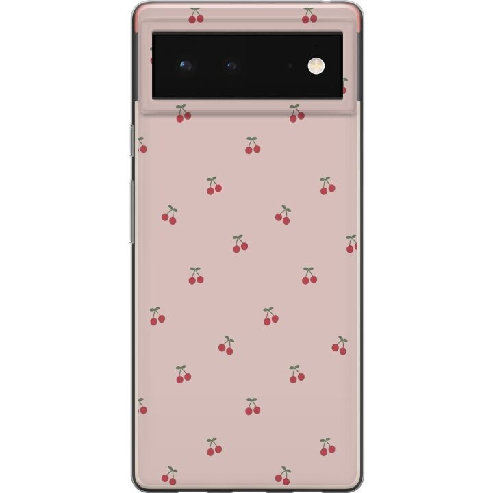 Mobilcover til Google Pixel 6 med Kirsebær motiv i gruppen SMARTPHONES & TABLETS / Mobil Beskyttelse / Google hos TP E-commerce Nordic AB (A52086)