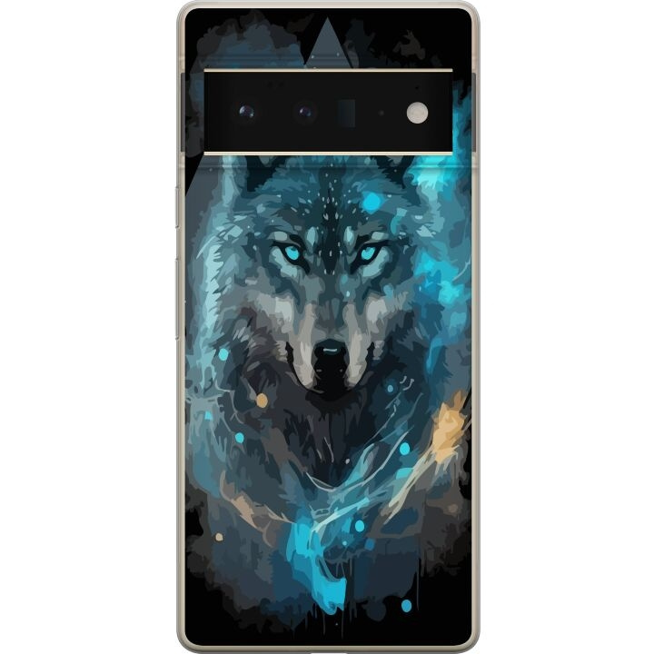 Mobilcover til Google Pixel 6 Pro med Ulve motiv i gruppen SMARTPHONES & TABLETS / Mobil Beskyttelse / Google hos TP E-commerce Nordic AB (A52165)