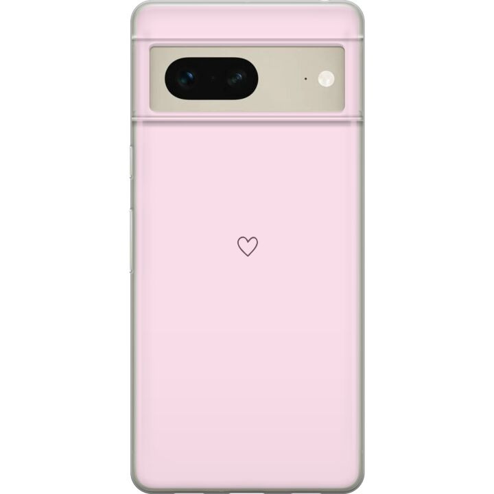 Mobilcover til Google Pixel 7 med Hjerte motiv i gruppen SMARTPHONES & TABLETS / Mobil Beskyttelse / Google hos TP E-commerce Nordic AB (A52206)