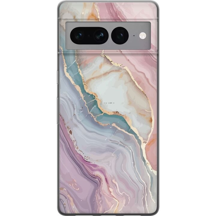 Mobilcover til Google Pixel 7 Pro med Marmor motiv i gruppen SMARTPHONES & TABLETS / Mobil Beskyttelse / Google hos TP E-commerce Nordic AB (A52290)