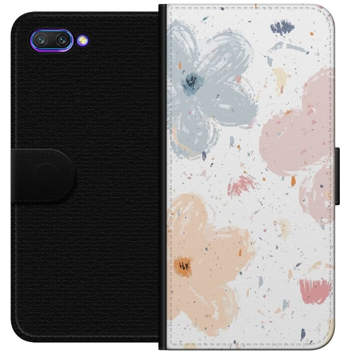 Tegnebogsetui til Honor 10 med Blomster motiv i gruppen SMARTPHONES & TABLETS / Mobil Beskyttelse / Huawei/Honori hos TP E-commerce Nordic AB (A52577)