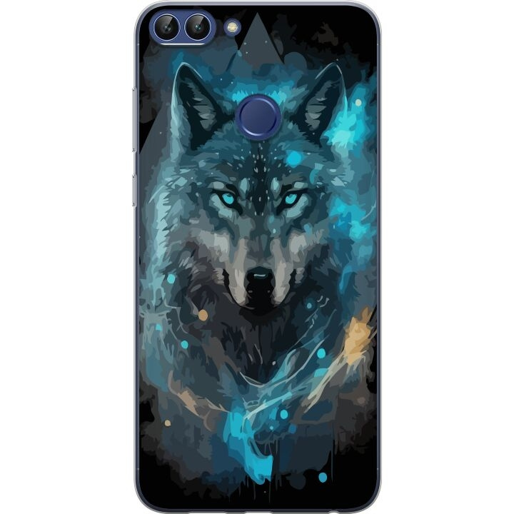 Mobilcover til Huawei P smart med Ulve motiv i gruppen SMARTPHONES & TABLETS / Mobil Beskyttelse / Huawei/Honori hos TP E-commerce Nordic AB (A52651)