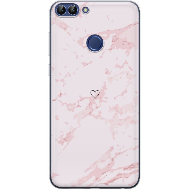 Mobilcover til Huawei P smart med Rosa Hjerte motiv i gruppen SMARTPHONES & TABLETS / Mobil Beskyttelse / Huawei/Honori hos TP E-commerce Nordic AB (A52669)