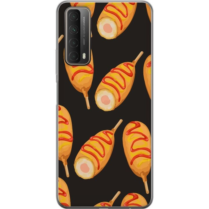 Mobilcover til Huawei P smart 2021 med Kyllingedrumstick motiv i gruppen SMARTPHONES & TABLETS / Mobil Beskyttelse / Huawei/Honori hos TP E-commerce Nordic AB (A52709)