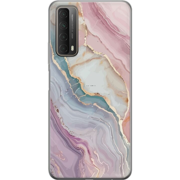 Mobilcover til Huawei P smart 2021 med Marmor motiv i gruppen SMARTPHONES & TABLETS / Mobil Beskyttelse / Huawei/Honori hos TP E-commerce Nordic AB (A52722)