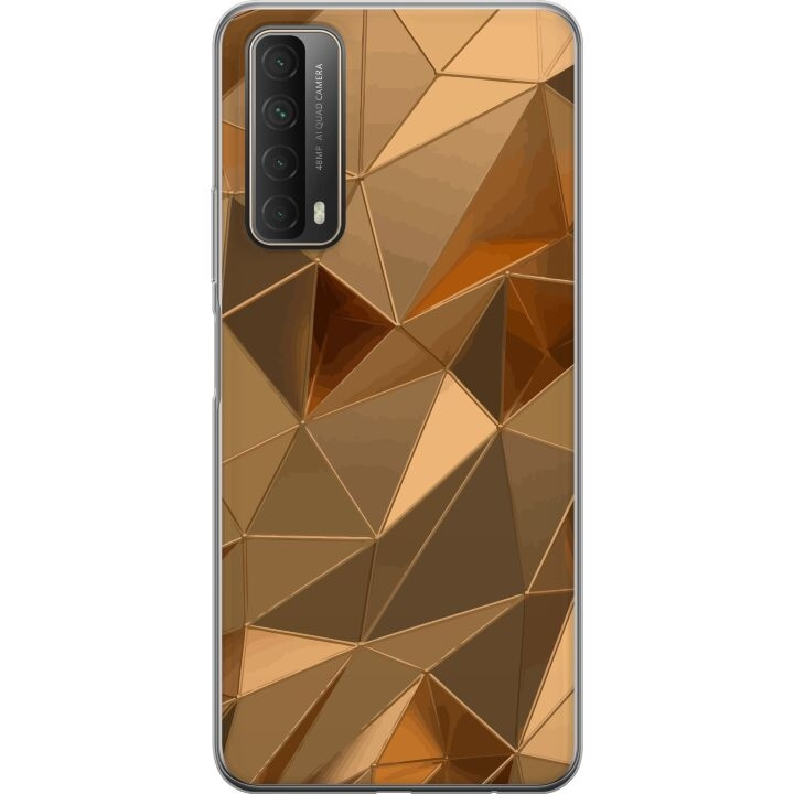 Mobilcover til Huawei P smart 2021 med 3D Guld motiv i gruppen SMARTPHONES & TABLETS / Mobil Beskyttelse / Huawei/Honori hos TP E-commerce Nordic AB (A52724)
