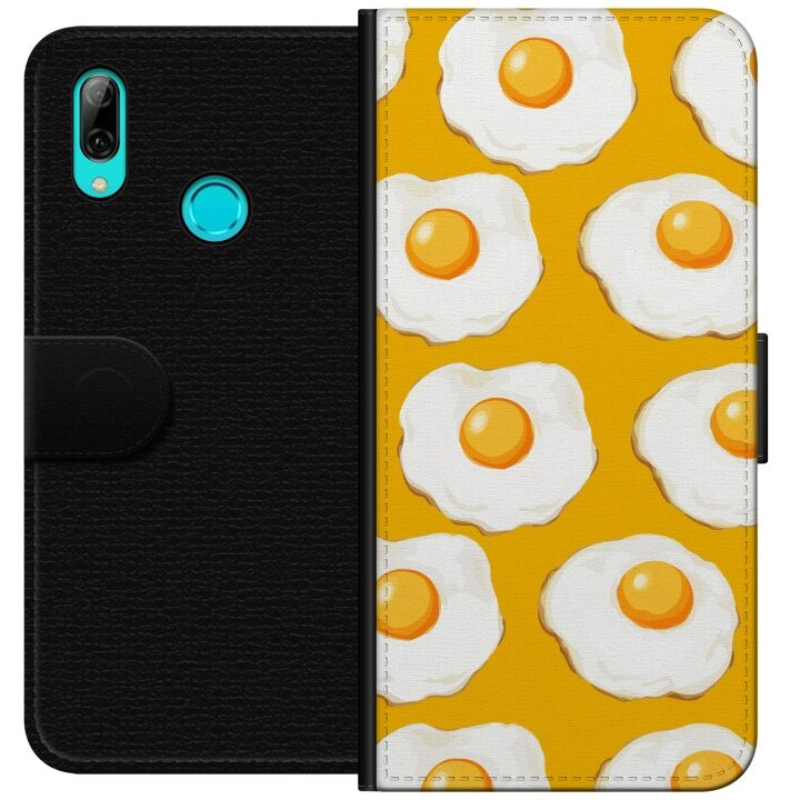 Tegnebogsetui til Huawei P smart 2019 med Stegt æg motiv i gruppen SMARTPHONES & TABLETS / Mobil Beskyttelse / Huawei/Honori hos TP E-commerce Nordic AB (A52729)