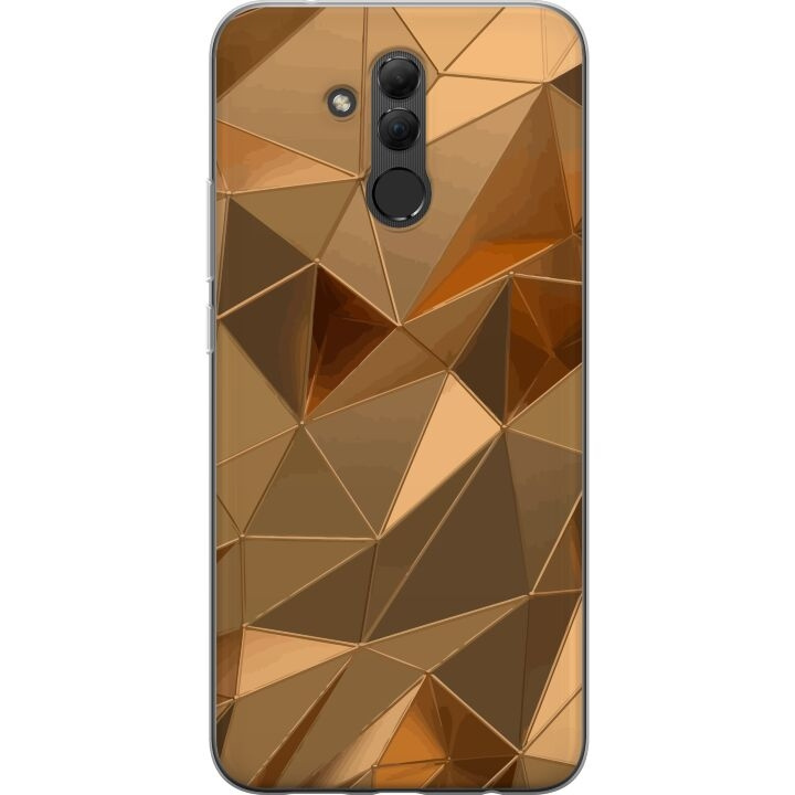 Mobilcover til Huawei Mate 20 lite med 3D Guld motiv i gruppen SMARTPHONES & TABLETS / Mobil Beskyttelse / Huawei/Honori hos TP E-commerce Nordic AB (A52805)