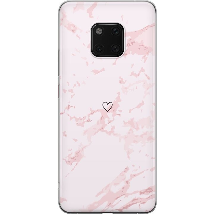 Mobilcover til Huawei Mate 20 Pro med Rosa Hjerte motiv i gruppen SMARTPHONES & TABLETS / Mobil Beskyttelse / Huawei/Honori hos TP E-commerce Nordic AB (A52858)
