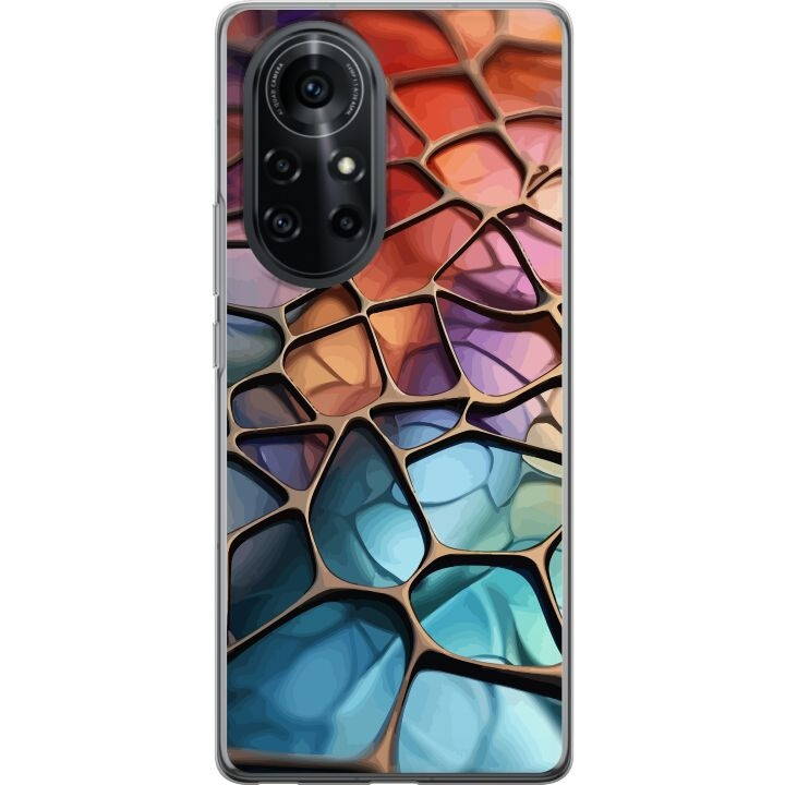 Mobilcover til Huawei nova 8 Pro med Metallict mønster motiv i gruppen SMARTPHONES & TABLETS / Mobil Beskyttelse / Huawei/Honori hos TP E-commerce Nordic AB (A52980)
