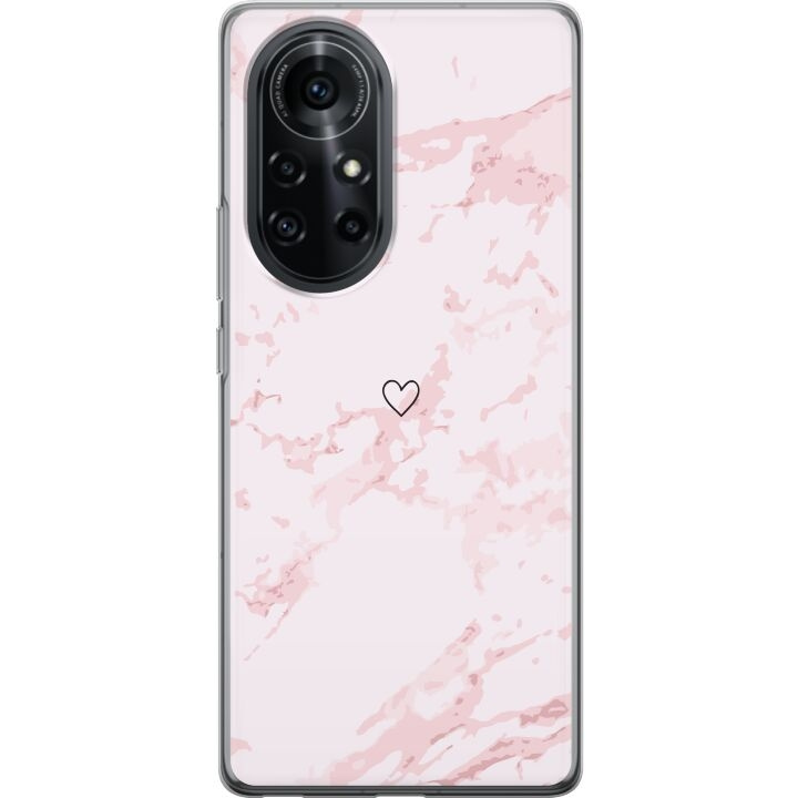 Mobilcover til Huawei nova 8 Pro med Rosa Hjerte motiv i gruppen SMARTPHONES & TABLETS / Mobil Beskyttelse / Huawei/Honori hos TP E-commerce Nordic AB (A52993)