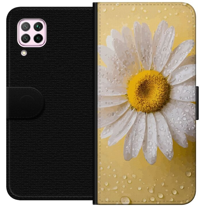 Tegnebogsetui til Huawei P40 lite med Porcelænsblomst motiv i gruppen SMARTPHONES & TABLETS / Mobil Beskyttelse / Huawei/Honori hos TP E-commerce Nordic AB (A53375)