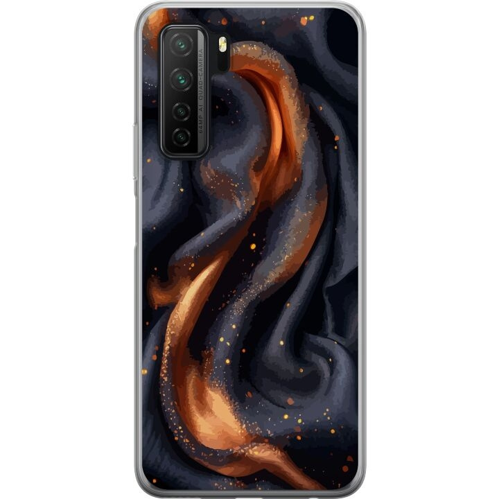 Mobilcover til Huawei P40 lite 5G med Brandigt silke motiv i gruppen SMARTPHONES & TABLETS / Mobil Beskyttelse / Huawei/Honori hos TP E-commerce Nordic AB (A53430)