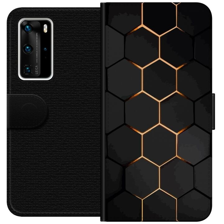 Tegnebogsetui til Huawei P40 Pro med Luksuriøst Mønster motiv i gruppen SMARTPHONES & TABLETS / Mobil Beskyttelse / Huawei/Honori hos TP E-commerce Nordic AB (A53535)