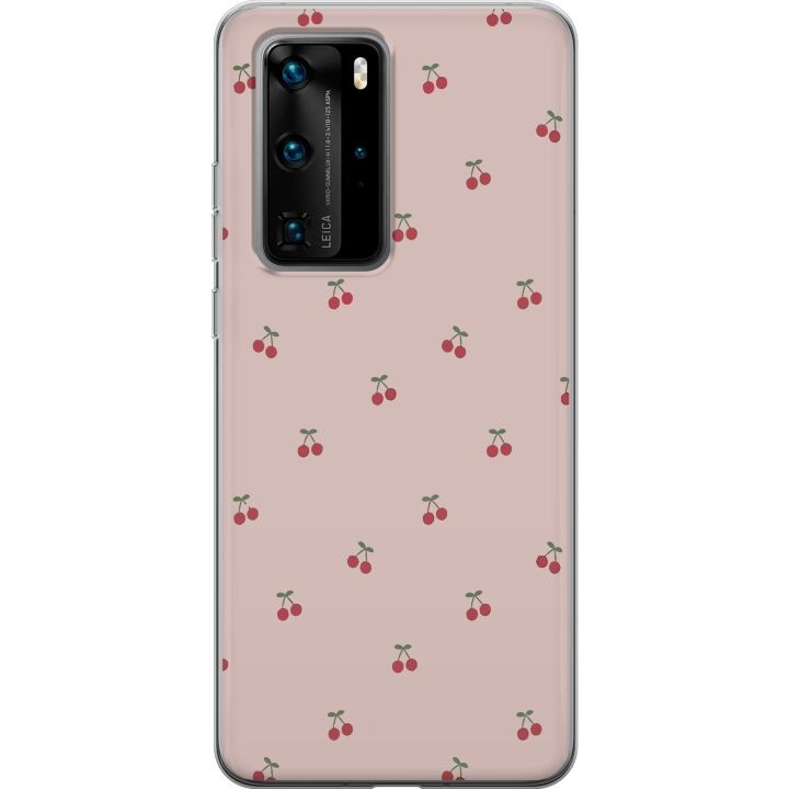 Mobilcover til Huawei P40 Pro med Kirsebær motiv i gruppen SMARTPHONES & TABLETS / Mobil Beskyttelse / Huawei/Honori hos TP E-commerce Nordic AB (A53544)