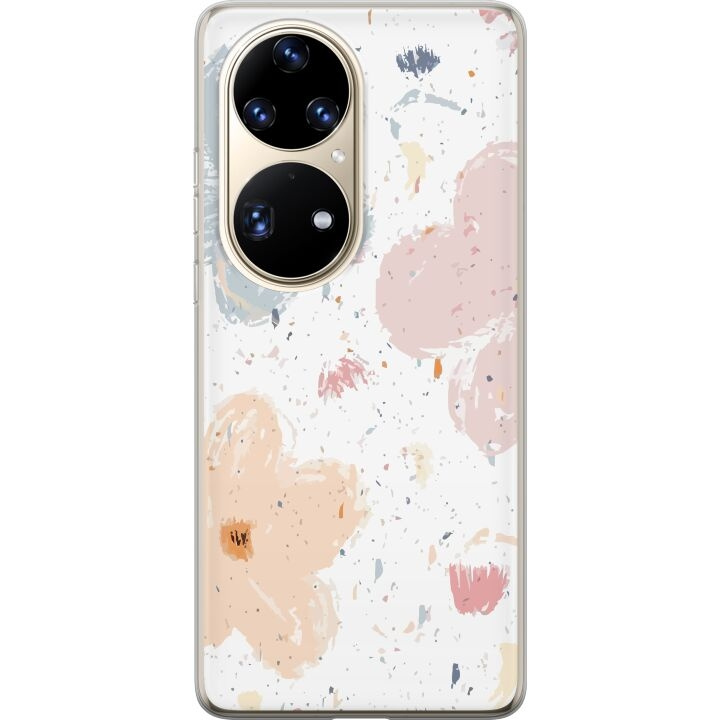 Mobilcover til Huawei P50 Pro med Blomster motiv i gruppen SMARTPHONES & TABLETS / Mobil Beskyttelse / Huawei/Honori hos TP E-commerce Nordic AB (A53576)