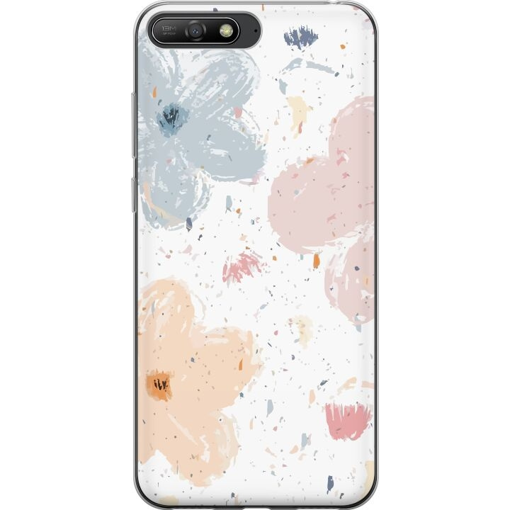 Mobilcover til Huawei Y6 (2018) med Blomster motiv i gruppen SMARTPHONES & TABLETS / Mobil Beskyttelse / Huawei/Honori hos TP E-commerce Nordic AB (A53763)