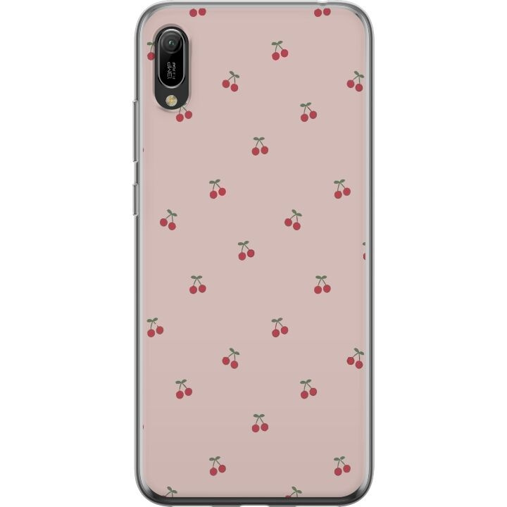 Mobilcover til Huawei Y6 Pro (2019) med Kirsebær motiv i gruppen SMARTPHONES & TABLETS / Mobil Beskyttelse / Huawei/Honori hos TP E-commerce Nordic AB (A53863)