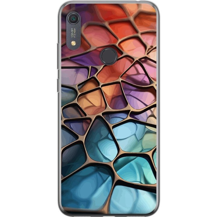 Mobilcover til Huawei Y6s (2019) med Metallict mønster motiv i gruppen SMARTPHONES & TABLETS / Mobil Beskyttelse / Huawei/Honori hos TP E-commerce Nordic AB (A53919)