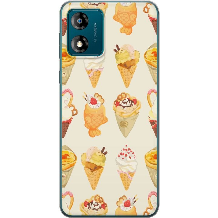 Mobilcover til Motorola Moto E13 med Glasagtigt motiv i gruppen SMARTPHONES & TABLETS / Mobil Beskyttelse / Motorola hos TP E-commerce Nordic AB (A54001)