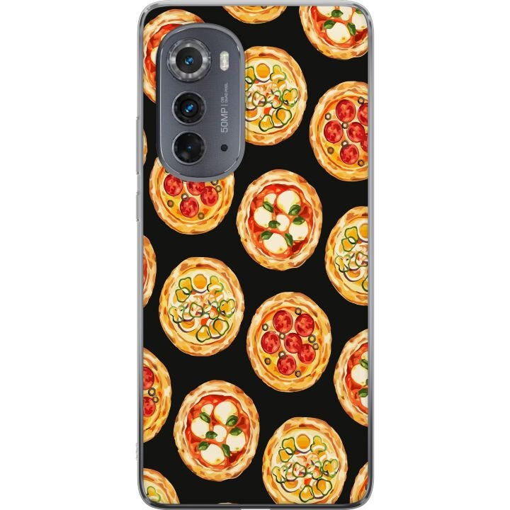 Mobilcover til Motorola Edge (2022) med Pizza motiv i gruppen SMARTPHONES & TABLETS / Mobil Beskyttelse / Motorola hos TP E-commerce Nordic AB (A54111)