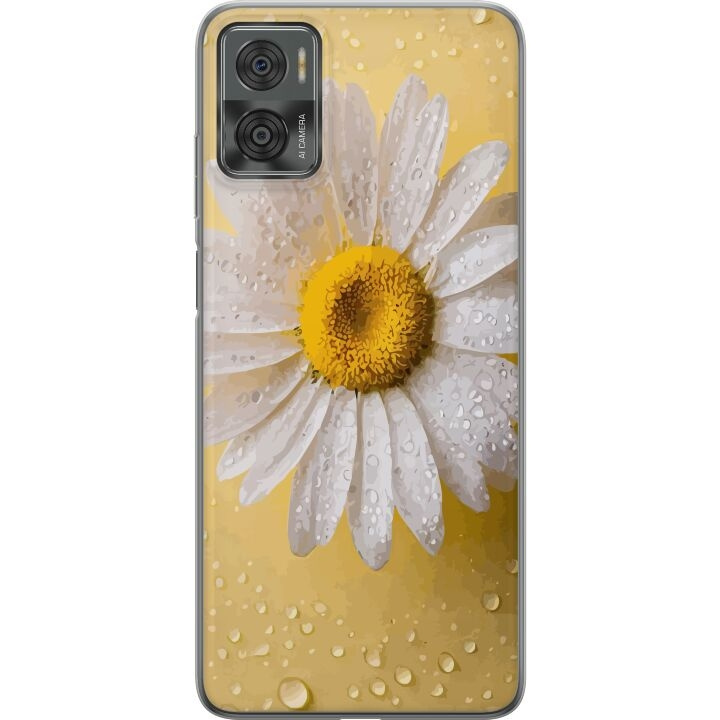 Mobilcover til Motorola Moto E22i med Porcelænsblomst motiv i gruppen SMARTPHONES & TABLETS / Mobil Beskyttelse / Motorola hos TP E-commerce Nordic AB (A54152)