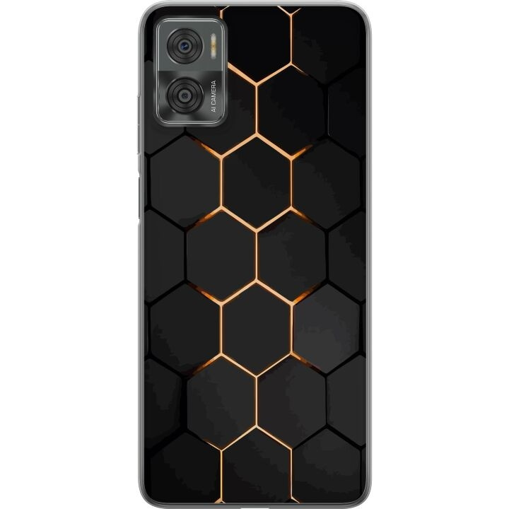 Mobilcover til Motorola Moto E22i med Luksuriøst Mønster motiv i gruppen SMARTPHONES & TABLETS / Mobil Beskyttelse / Motorola hos TP E-commerce Nordic AB (A54177)