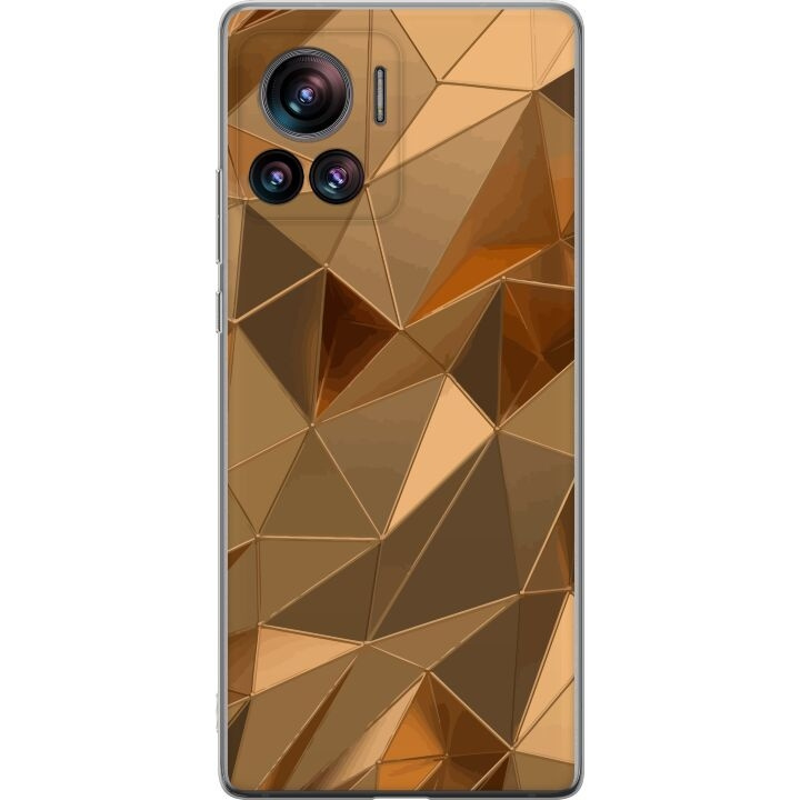 Mobilcover til Motorola Edge 30 Ultra med 3D Guld motiv i gruppen SMARTPHONES & TABLETS / Mobil Beskyttelse / Motorola hos TP E-commerce Nordic AB (A54230)