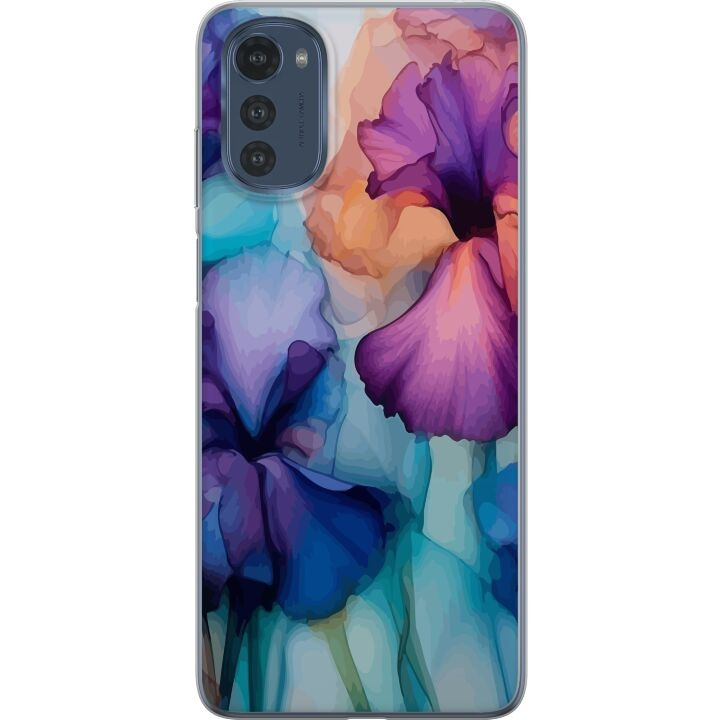 Mobilcover til Motorola Moto E32s med Magiske blomster motiv i gruppen SMARTPHONES & TABLETS / Mobil Beskyttelse / Motorola hos TP E-commerce Nordic AB (A54263)