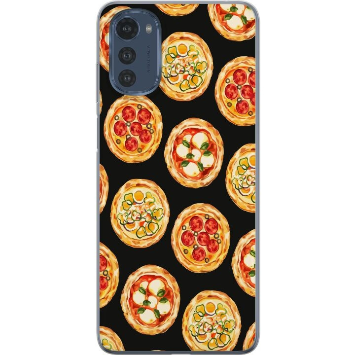 Mobilcover til Motorola Moto E32s med Pizza motiv i gruppen SMARTPHONES & TABLETS / Mobil Beskyttelse / Motorola hos TP E-commerce Nordic AB (A54273)