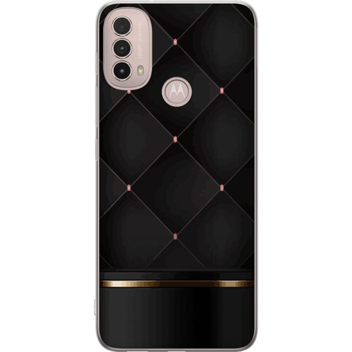 Mobilcover til Motorola Moto E40 med Luksuslinje motiv i gruppen SMARTPHONES & TABLETS / Mobil Beskyttelse / Motorola hos TP E-commerce Nordic AB (A54302)