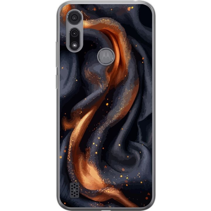 Mobilcover til Motorola Moto E6i med Brandigt silke motiv i gruppen SMARTPHONES & TABLETS / Mobil Beskyttelse / Motorola hos TP E-commerce Nordic AB (A54342)