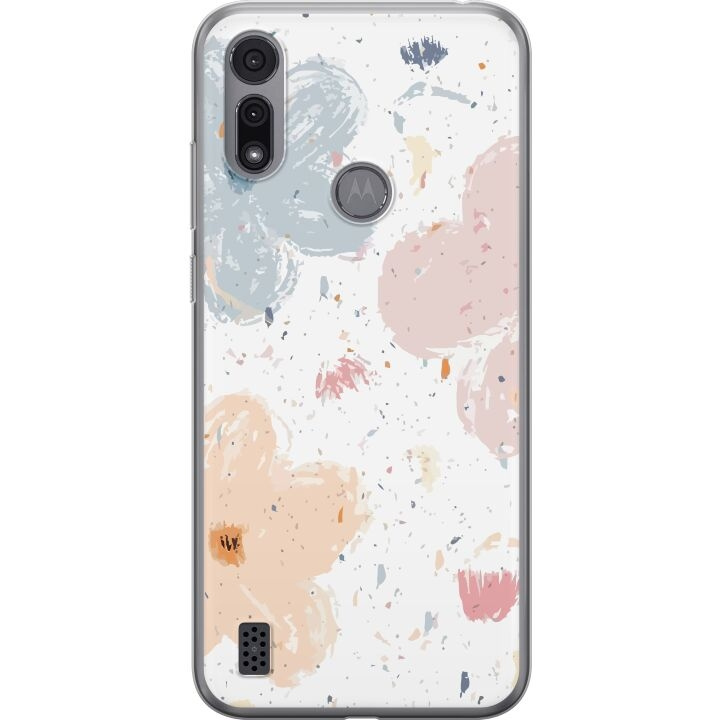 Mobilcover til Motorola Moto E6i med Blomster motiv i gruppen SMARTPHONES & TABLETS / Mobil Beskyttelse / Motorola hos TP E-commerce Nordic AB (A54353)