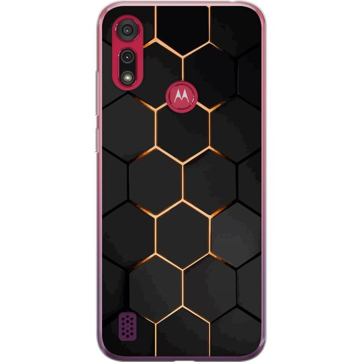 Mobilcover til Motorola Moto E6s (2020) med Luksuriøst Mønster motiv i gruppen SMARTPHONES & TABLETS / Mobil Beskyttelse / Motorola hos TP E-commerce Nordic AB (A54393)