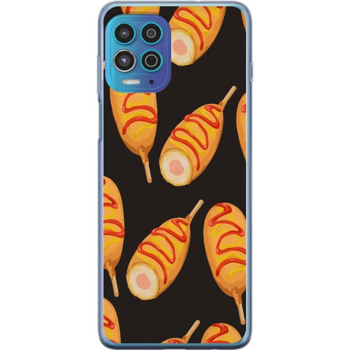 Mobilcover til Motorola Moto G100 med Kyllingedrumstick motiv i gruppen SMARTPHONES & TABLETS / Mobil Beskyttelse / Motorola hos TP E-commerce Nordic AB (A54620)