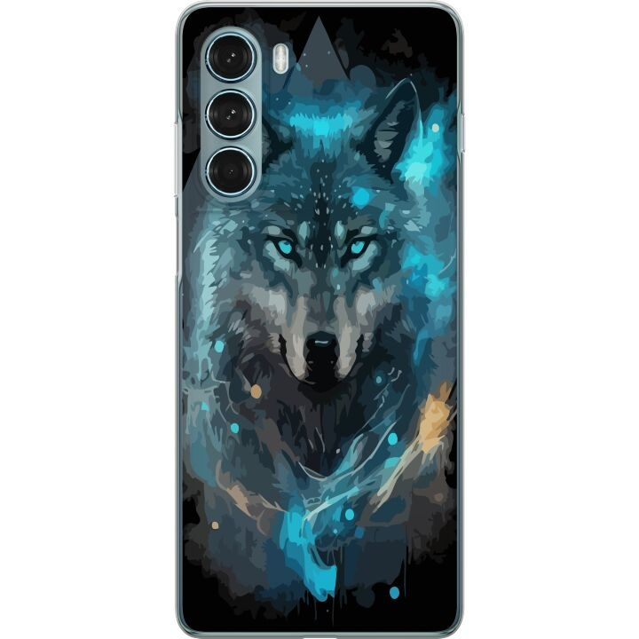 Mobilcover til Motorola Moto G200 5G med Ulve motiv i gruppen SMARTPHONES & TABLETS / Mobil Beskyttelse / Motorola hos TP E-commerce Nordic AB (A54724)