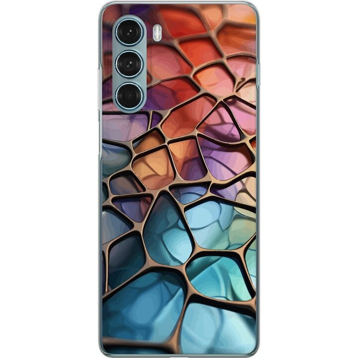 Mobilcover til Motorola Moto G200 5G med Metallict mønster motiv i gruppen SMARTPHONES & TABLETS / Mobil Beskyttelse / Motorola hos TP E-commerce Nordic AB (A54729)